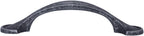AmazonBasics Rounded Foot Cabinet Handle 4.63in Length 3in Hole Center) Antique Silver 10Pack