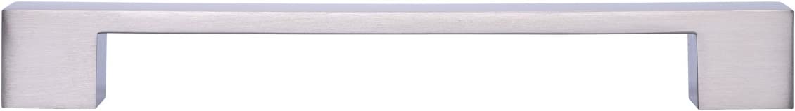AmazonBasics Short Modern Cabinet Handle Drawer Pull 7.68in Length 6.3in Hole Center Satin Nickel 10Pack Secondary image