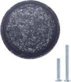 AmazonBasics Mushroom Cabinet Knob 1.19in Diameter Antique Silver 10Pack