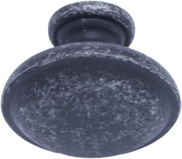 AmazonBasics Mushroom Cabinet Knob 1.19in Diameter Antique Silver 10Pack Secondary image