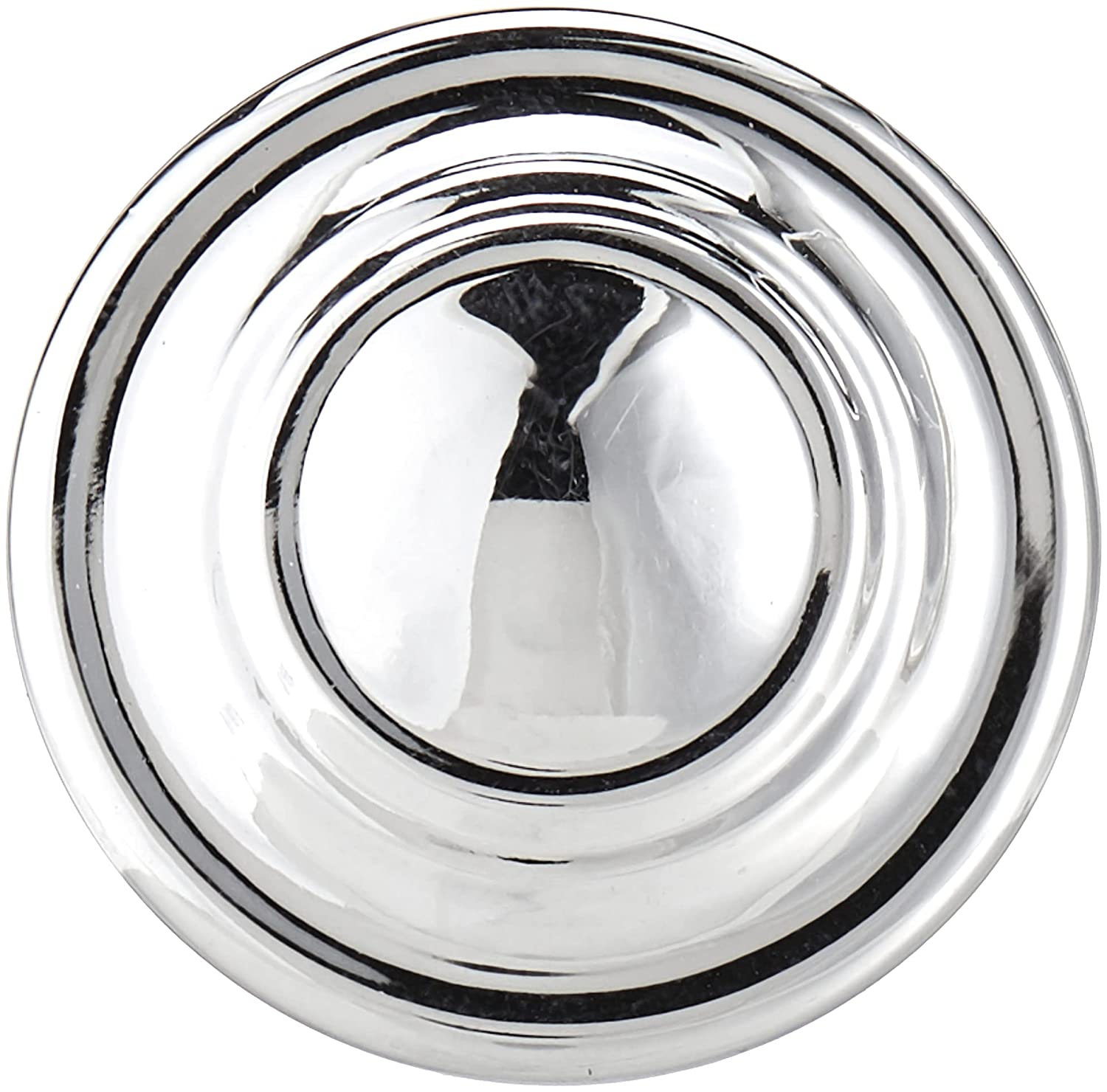 AmazonBasics Traditional Top Ring Cabinet Knob 1.25 Diameter Polished Chrome 25-Pack