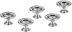 AmazonBasics Traditional Top Ring Cabinet Knob 1.25 Diameter Polished Chrome 25-Pack