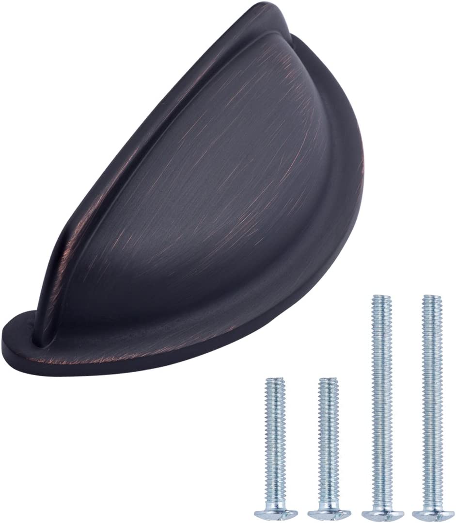 AmazonBasics Wide Bin Cup Drawer Pull, 3.69 Length 10 Pack Main image