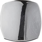AmazonBasics Rounded Square Cabinet Knob 1.26 Diameter Polished Chrome 25-Pack