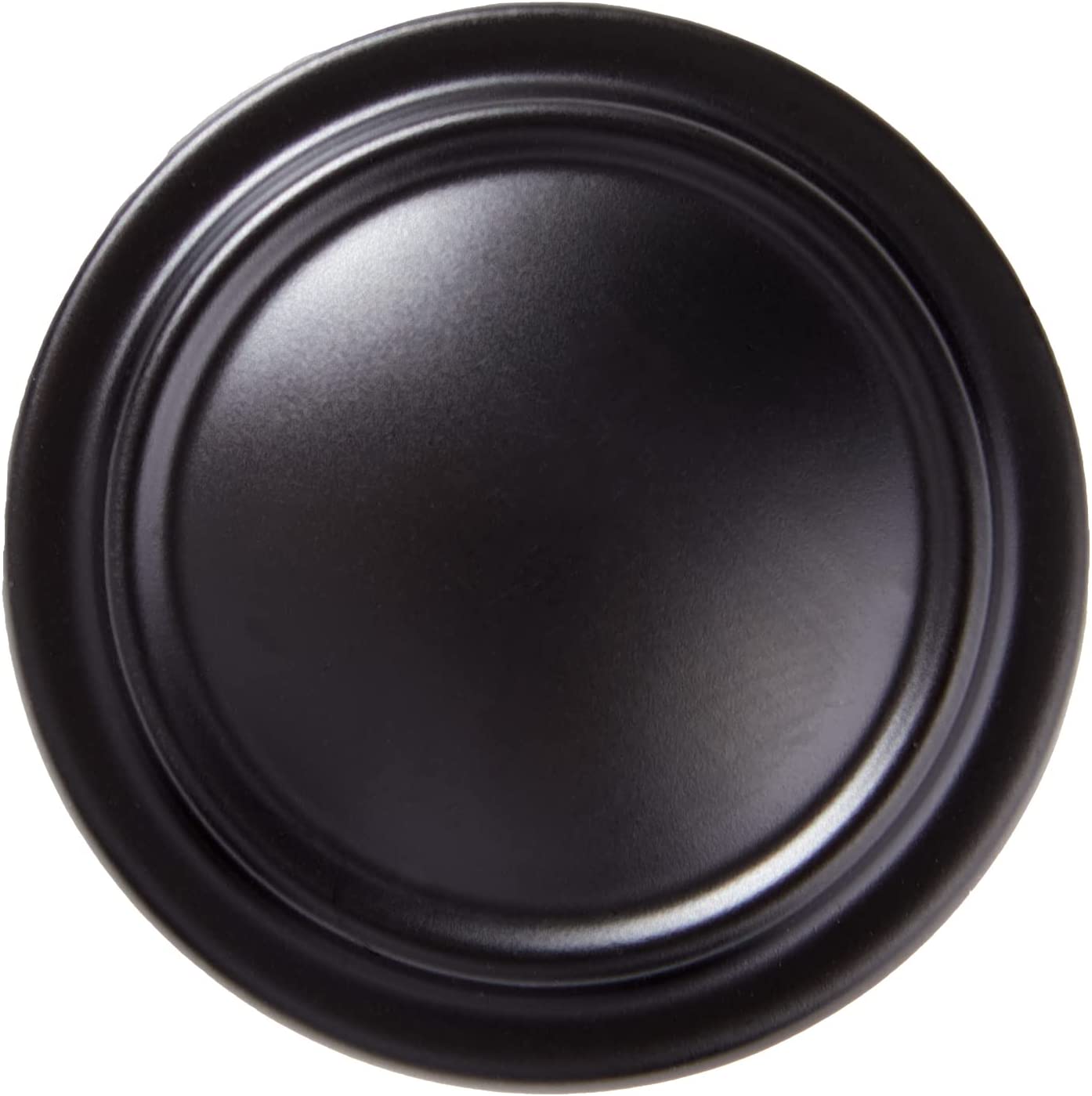 AmazonBasics Football Cabinet Knob, 1.38inch Diameter Flat Black 10Pack Secondary image
