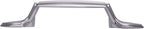 AmazonBasics Spoon Foot Cabinet Handle 5.12in Length 3in Hole Center Satin Nickel 10Pack