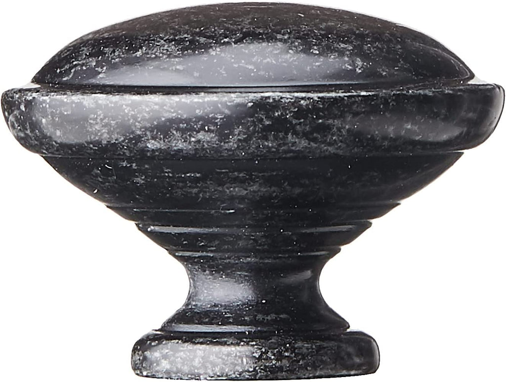 AmazonBasics Mushroom Cabinet Knob 1.19in Diameter Antique Silver 25Pack