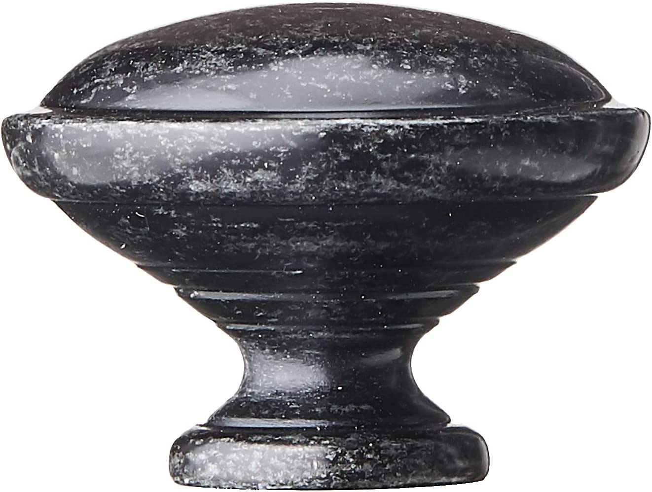 AmazonBasics Mushroom Cabinet Knob 1.19in Diameter Antique Silver 25Pack