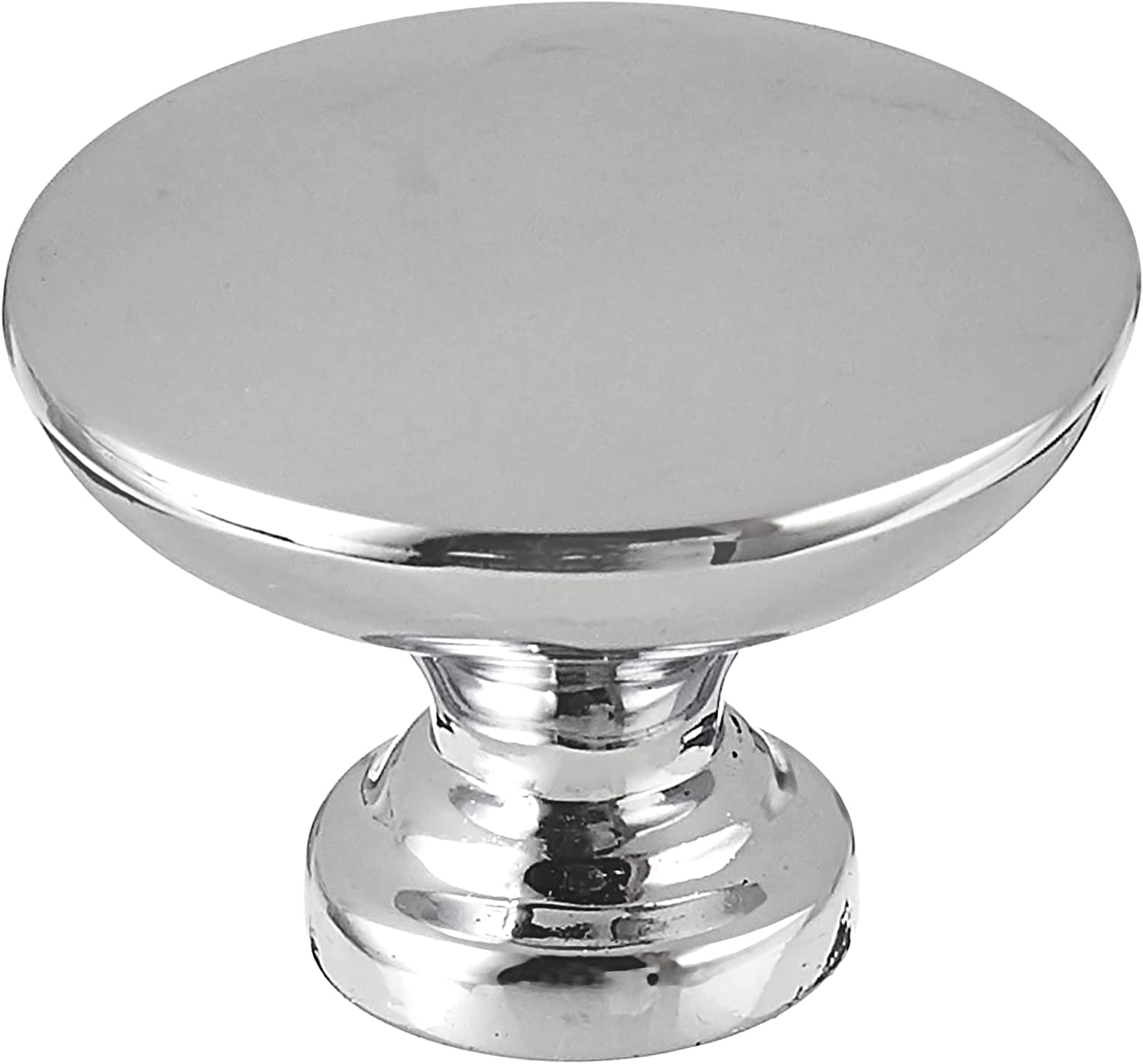 Amazon Basics AB600PC25 Round Flat Cabinet Knob Polished Chrome 25Pack Secondary image