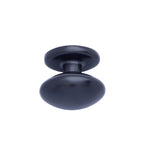 AmazonBasics Football Cabinet Knob 1.38inch Diameter Flat Black 25Pack