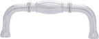 AmazonBasics Traditional Drawer Cabinet Handle 3.71in Length 3in Hole Center Polished Chrome 10Pack