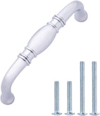 AmazonBasics Traditional Drawer Cabinet Handle 3.71in Length 3in Hole Center Polished Chrome 10Pack