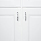 AmazonBasics Traditional Drawer Cabinet Handle 3.71in Length 3in Hole Center Polished Chrome 10Pack