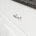 AmazonBasics Traditional Drawer Cabinet Handle 3.71in Length 3in Hole Center Polished Chrome 10Pack