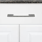 AmazonBasics Wide Modern Die Cast Cabinet Handle 9.13in Length 6.3in Centre to Centre, Antique Silver 10Pack