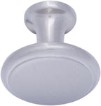AmazonBasics Modern Top Ring Cabinet Knob 1.16in Diameter Satin Nickel 10Pack