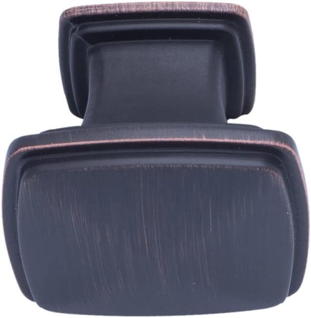 AmazonBasics Traditional Square Cabinet Knob 1.25in Diameter Oil Rubbed Bronze 10Pack Secondary image