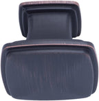AmazonBasics Traditional Square Cabinet Knob 1.25in Diameter Oil Rubbed Bronze 10Pack
