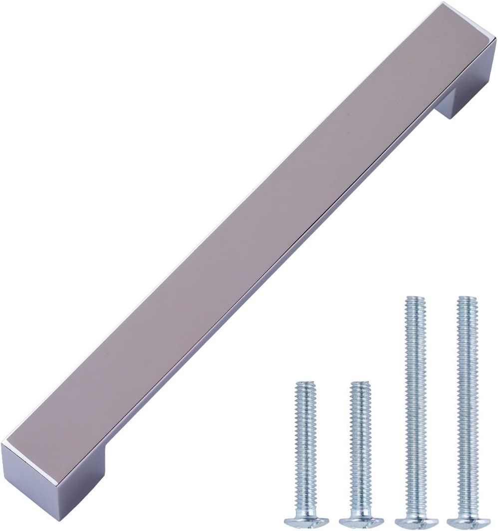 Amazon Basics Short Modern Cabinet Pull Handle 10-Pack Satin Nickel Secondary image