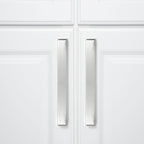 Amazon Basics Short Modern Cabinet Pull Handle 10-Pack Satin Nickel