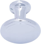 Amazon Basics Modern Top Ring Cabinet Knob 1.16Inch Diameter Polished Chrome 10Pack