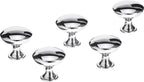 AmazonBasics Round Cabinet Knob 1.18 Diameter, Polished Chrome  25Pack
