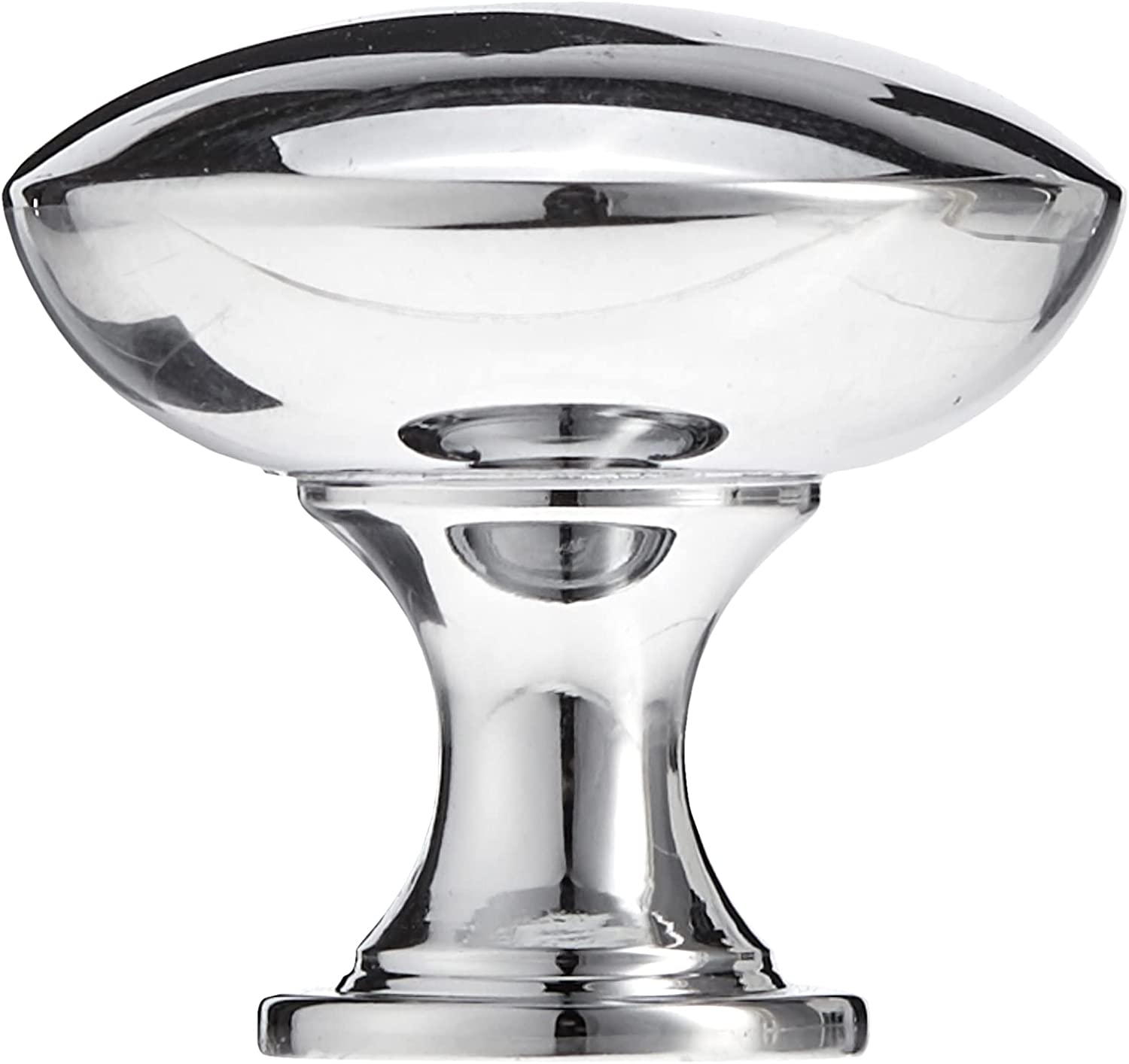 AmazonBasics Round Cabinet Knob 1.18 Diameter, Polished Chrome  25Pack