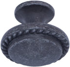AmazonBasics AB900AS10 Cabinet Knob 1.25in Diameter Antique Silver 25Pack