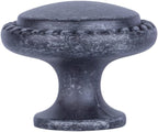 AmazonBasics AB900AS10 Cabinet Knob 1.25in Diameter Antique Silver 25Pack