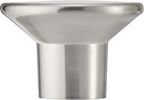 AmazonBasics Flat Round Cabinet Knob 1.44in Diameter Satin Nickel 25Pack