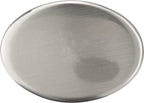 AmazonBasics Flat Round Cabinet Knob 1.44in Diameter Satin Nickel 25Pack