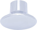 AmazonBasics AB1400PC10 Flat Oval Cabinet Knob 1.44in Diameter Polished Chrome 10Pack