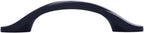 AmazonBasics Twisted Cabinet Handle 4.5in Length 3in Hole Center Flat Black 10Pack