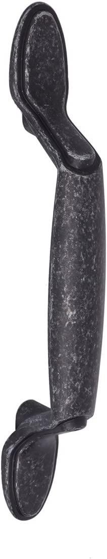 AmazonBasics Spoon Foot Cabinet Handle 5.12in Length 3in Hole Center Antique Silver 10Pack Main image