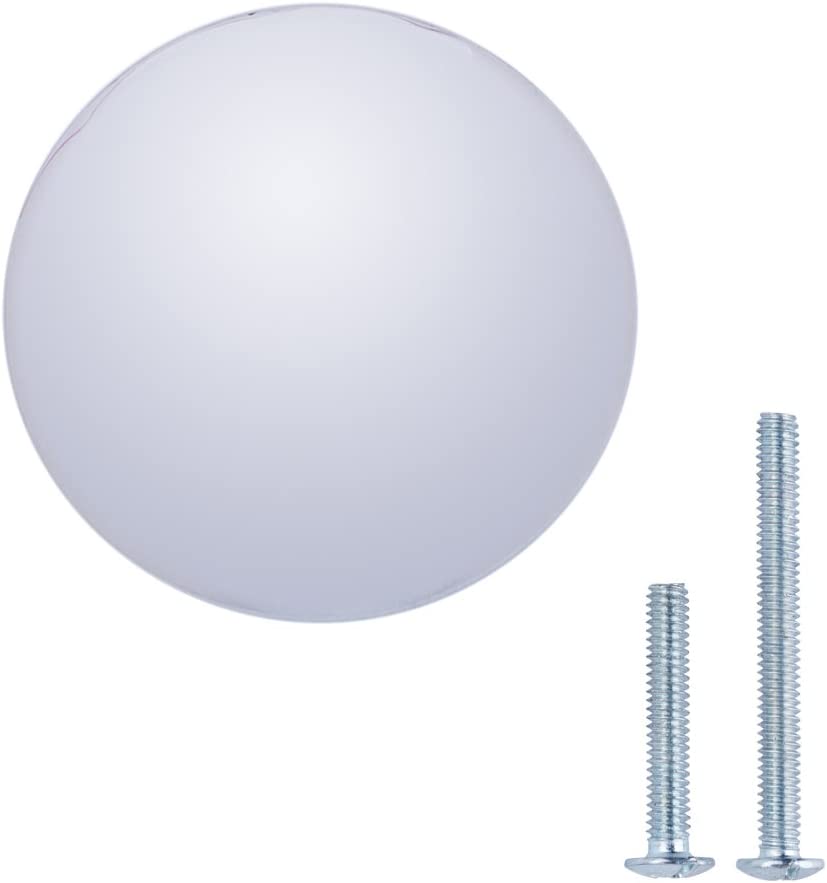 AmazonBasics Round Cabinet Knob 1.18in Diameter Polished Chrome 10Pack Secondary image