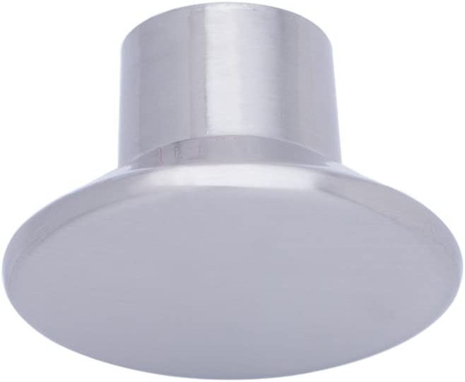 AmazonBasics Flat Round Cabinet Knob 1.44in Diameter Satin Nickel 10Pack Main image