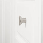 AmazonBasics Flat Round Cabinet Knob 1.44in Diameter Satin Nickel 10Pack