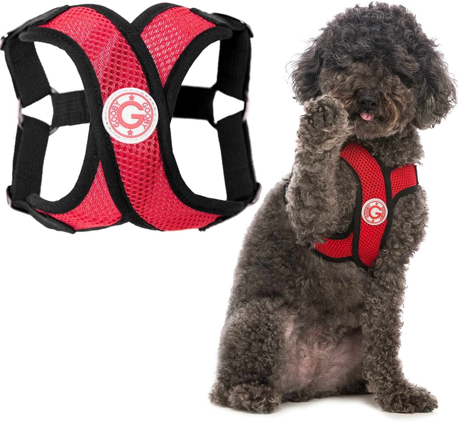 Gooby Comfort X Step In Harness Red Small Main image