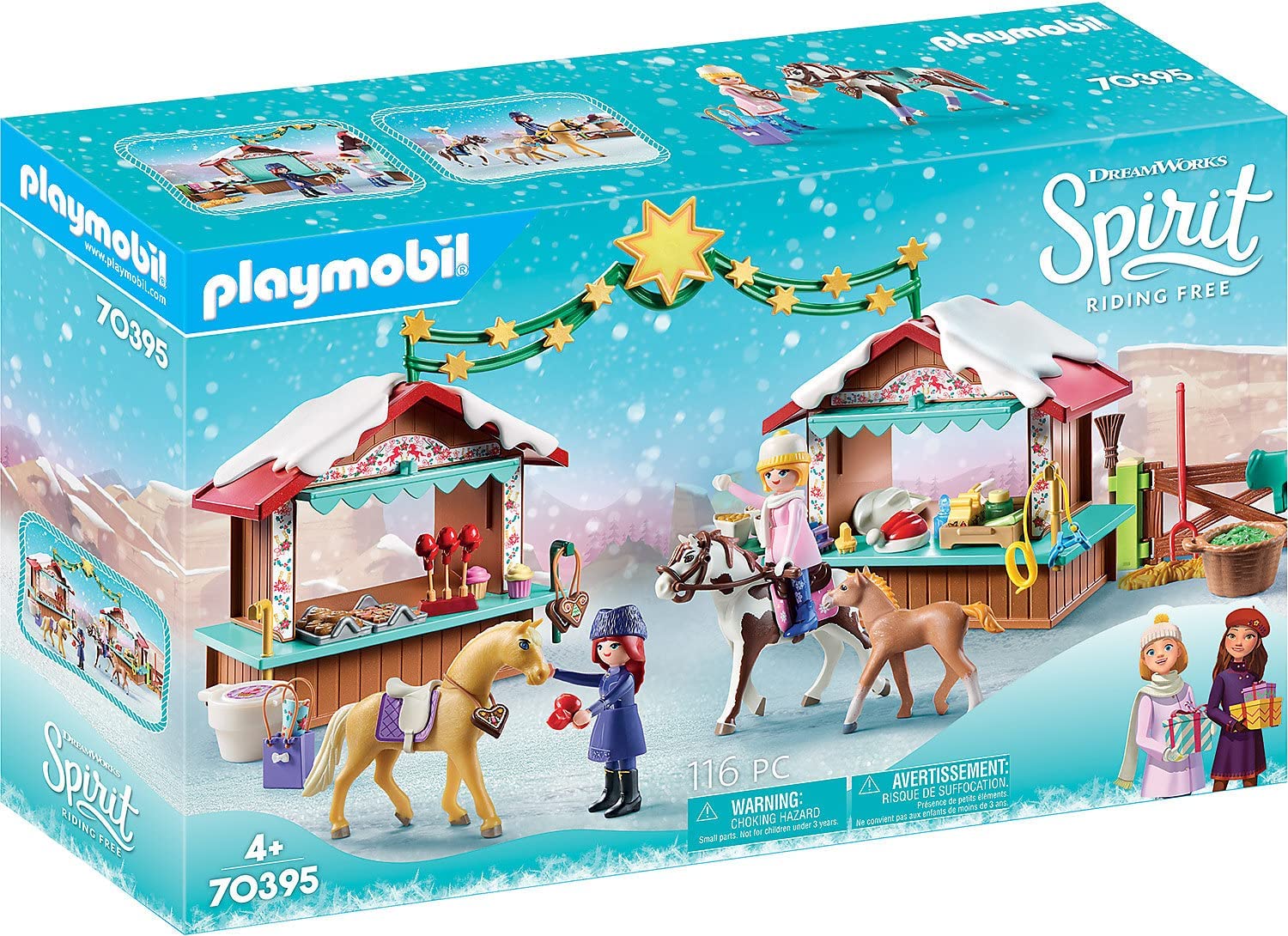 PLAYMOBIL 70395 Spirit Riding Free A Miradero Christmas Playset Main image