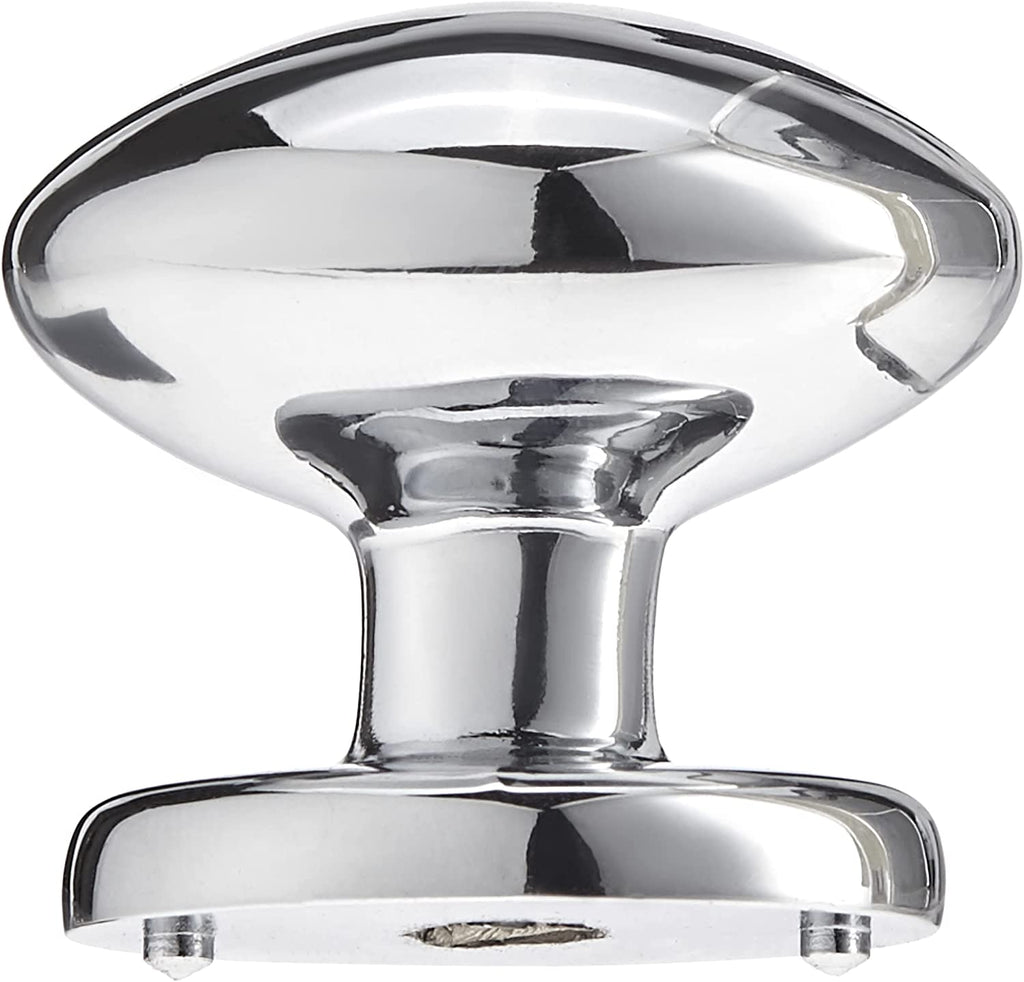 AmazonBasics Football Cabinet Knob, Polished Chrome 25-Pack