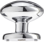 AmazonBasics Football Cabinet Knob, Polished Chrome 25-Pack