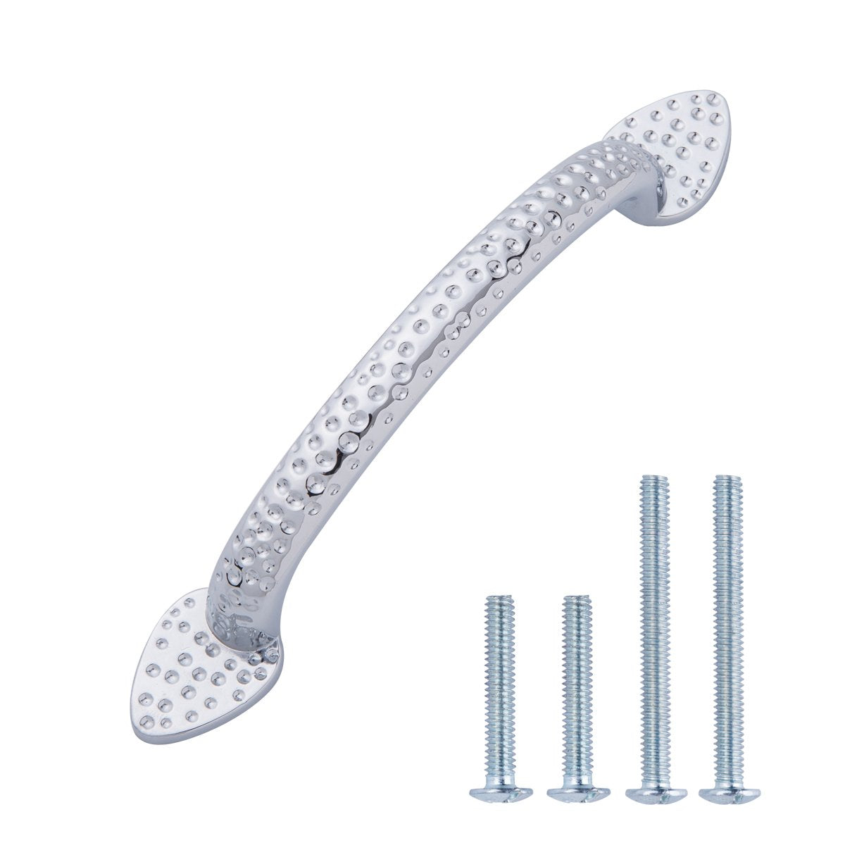 AmazonBasics Triangle Foot Cabinet Handle, 5.5 Length  Polished Chrome, 10-Pack Secondary image