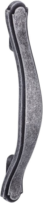 AmazonBasics Traditional Craftsman Cabinet Handle, Antique Silver 10-Pack