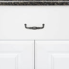 AmazonBasics Traditional Drawer Cabinet Handle, Antique Silver 10-Pack