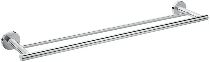Hansgrohe Logis Universal Double Bath Towel Rail Chrome Main image
