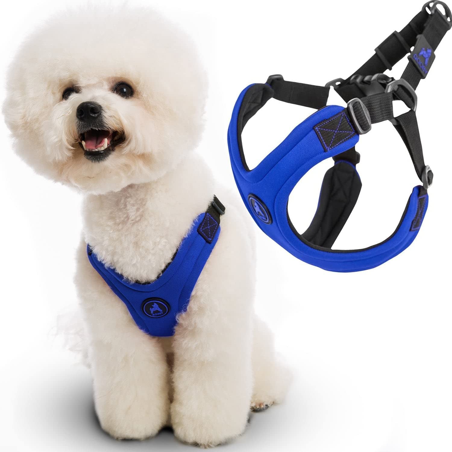 Gooby Escape Free Sport Harness Blue Small Main image