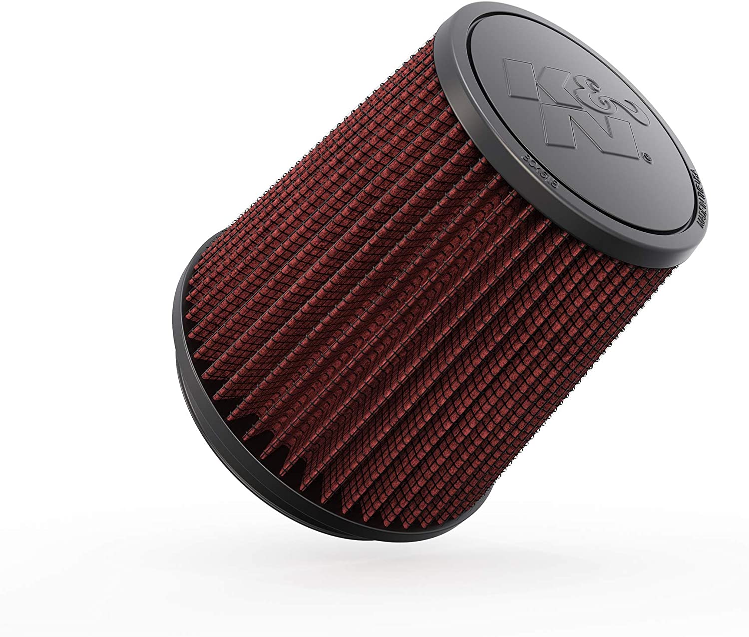 K&N Universal Clamp On Air Intake Filter High Performance Premium Washable Replacement Filter Flange Diameter: 4.5 In Filter Height 6 In Flange L 0.625 In Shape Round Tapered RU 4740 Black