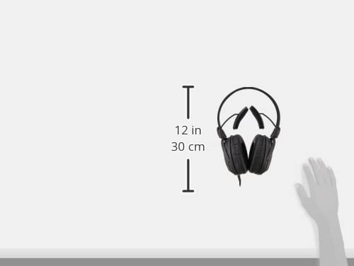 Audio-Technica ATH-A990Z Art Monitor Closed-Back Dynamic Headphone, Black