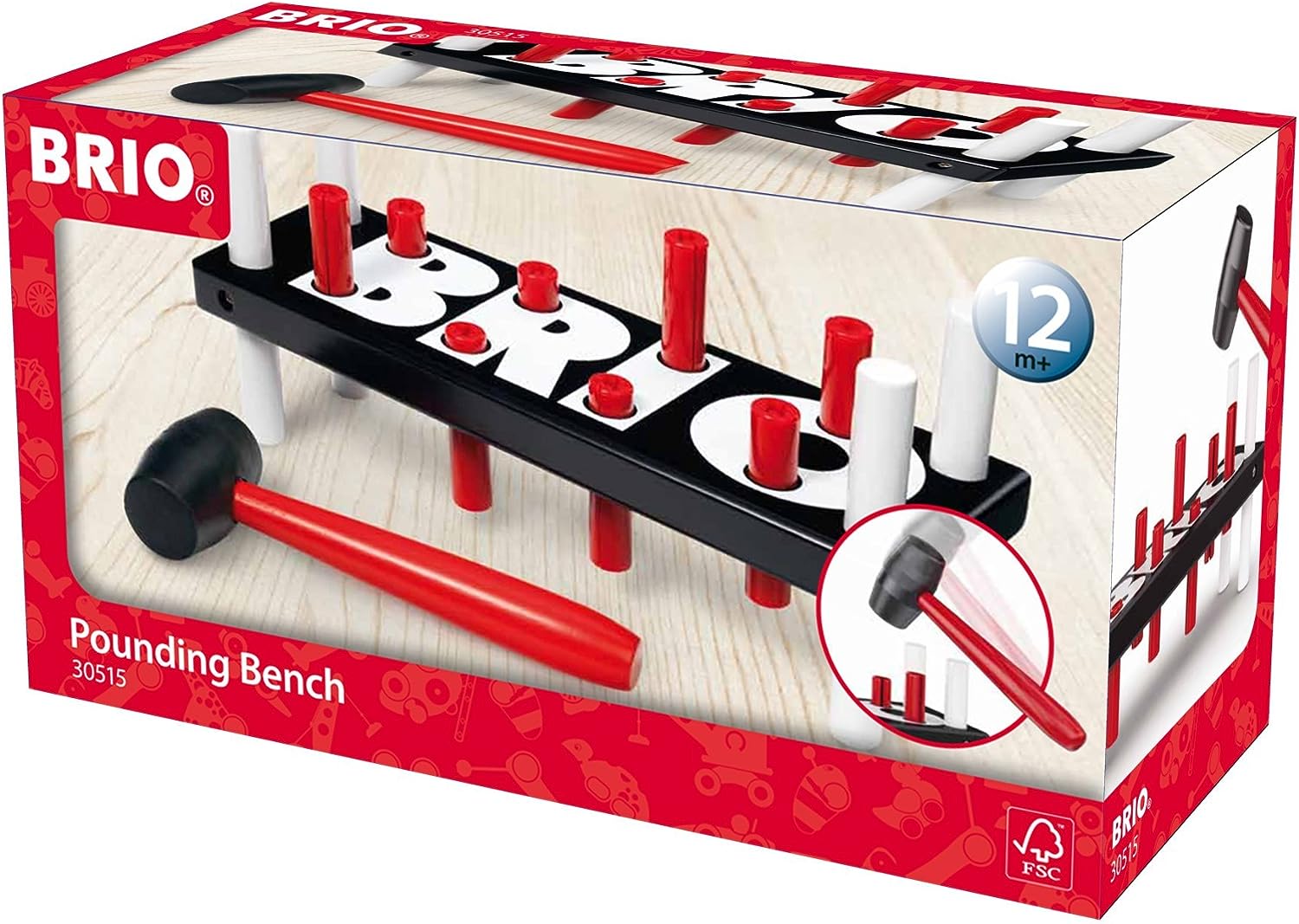 BRIO 30515 Pounding Bench Main image