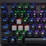 Corsair CS-CH-9110014-NA K65 RGB Rapidfire Compact Wired Mechanical Gaming Keyboard, Cherry MX Speed